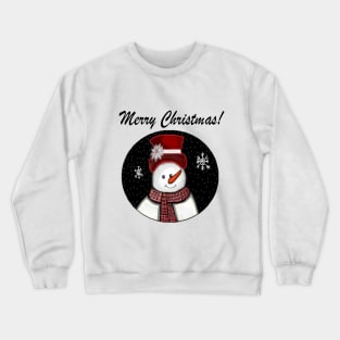 Merry Christmas Snowman Crewneck Sweatshirt